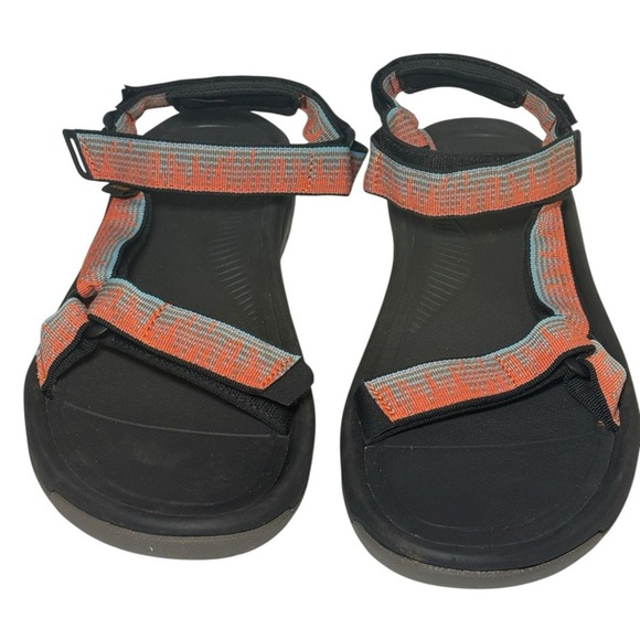 Teva M Hurricane XLT2 Sandals Mens 13 Orange Carrot Blue (1019234) Hiking - Picture 5 of 9